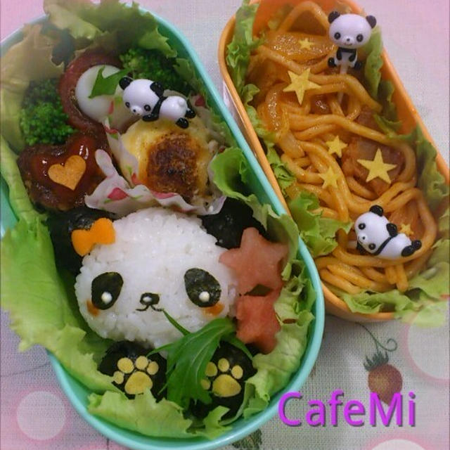 パンダのまちこちゃんのお弁当☆キャラ弁♪