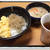 和食★じゃこご飯と豚汁が質素だけどウマイ