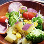 ＜簡単ほっこりスイートポテトサラダ（五郎島金時で）＞プレミア野菜ソムリエ便で。