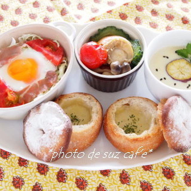 温かいもの　de　ワンプレートブランチ。。。