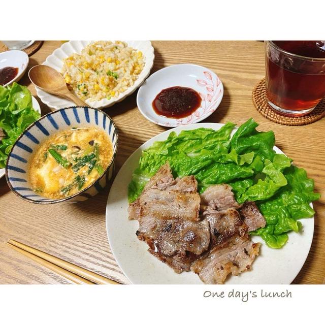 ある日の昼ごはん。