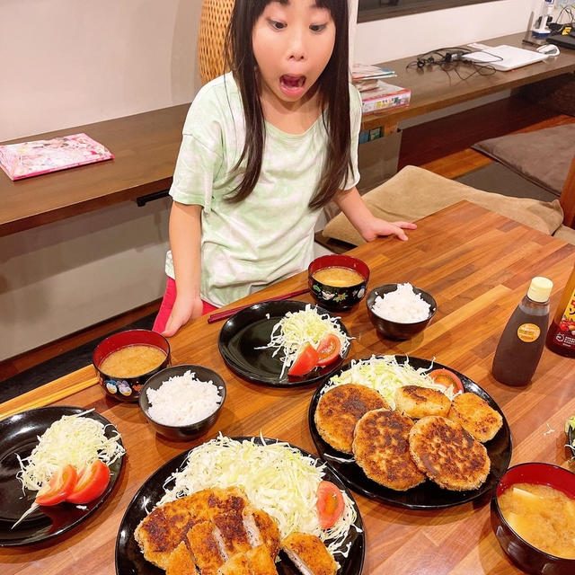 はやパパがご飯を作ってくれました〜！！