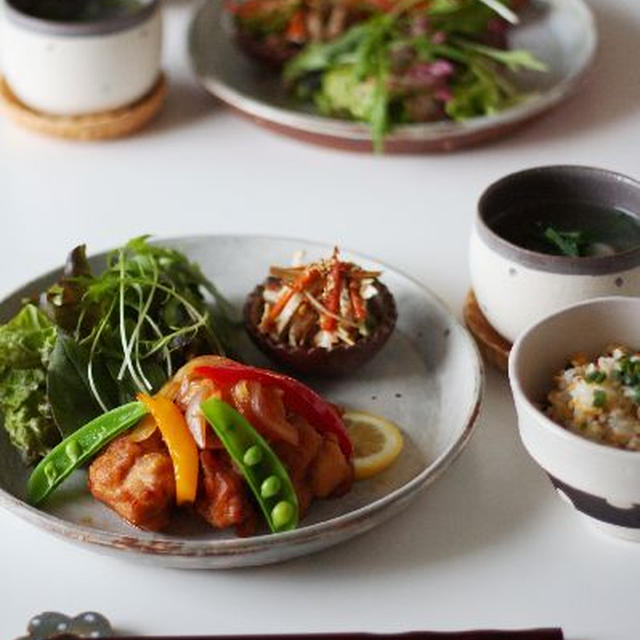 岡崎さんプレートで夜ご飯♪