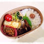 7月9日のお弁当「秋刀魚の塩麹漬け」