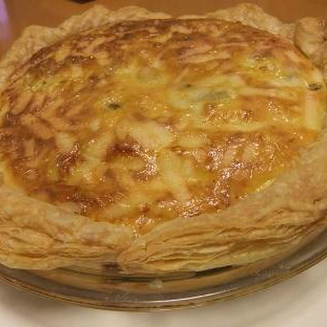 カニ缶のキッシュ