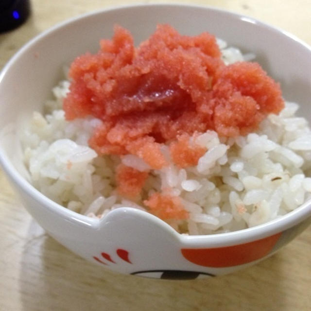 たらこ乗っけごはん