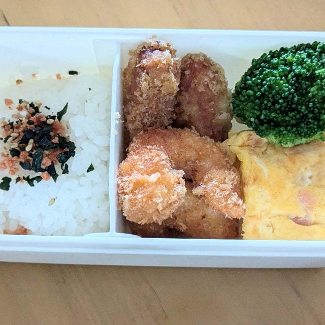 わたしのお弁当　〜ポップコーンシュリンプのお弁当〜
