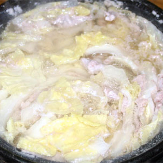 豚と白菜のミルフィーユ鍋