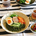 【レシピ】これからの季節にオススメ♡冷麺風うどん♪ と SiziU世代に分かるエフェクト。