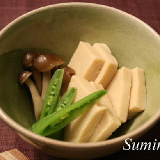高野豆腐の煮物　マクロビオティックレシピ