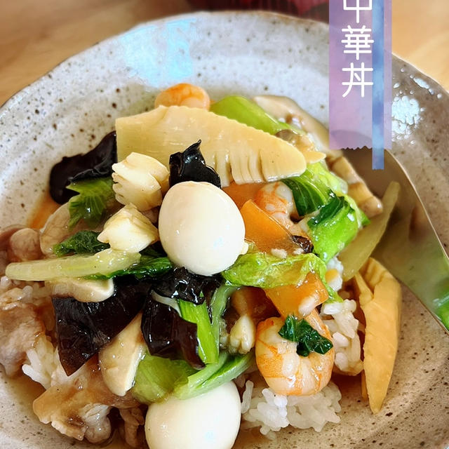 具沢山！おうちで絶品【中華丼】/エイプリルフール