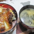 焦がしちゃった　カツ丼。。。