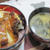 焦がしちゃった　カツ丼。。。