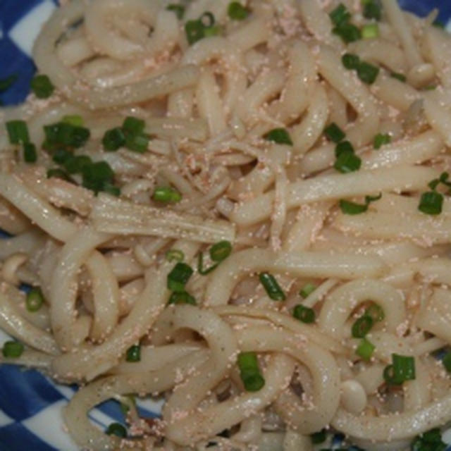 12月6日　　えのきと明太子の焼きうどん