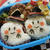 ハロウィンおばけ弁当（幼稚園）（キャラ弁）・うどん食べ比べ