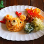 デコパスタ＊たらこパスタでくまちゃん