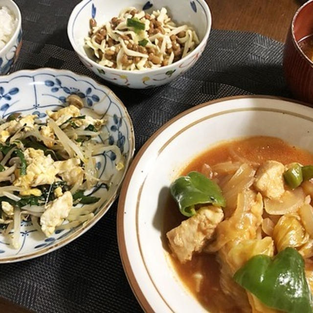 ミスドハロウィンパーティ＆ムネ肉のケチャップ煮