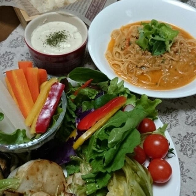 バーニャカウダでおうちごはん♪