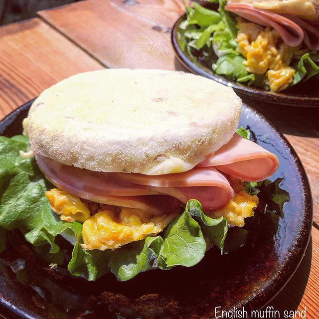朝食イングリッシュマフィン♡【#簡単レシピ#朝食】