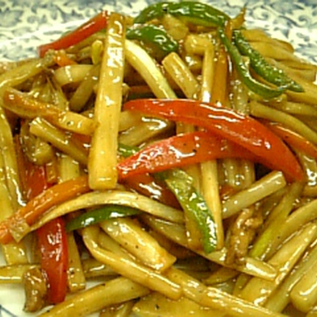 マコモダケの炒め物