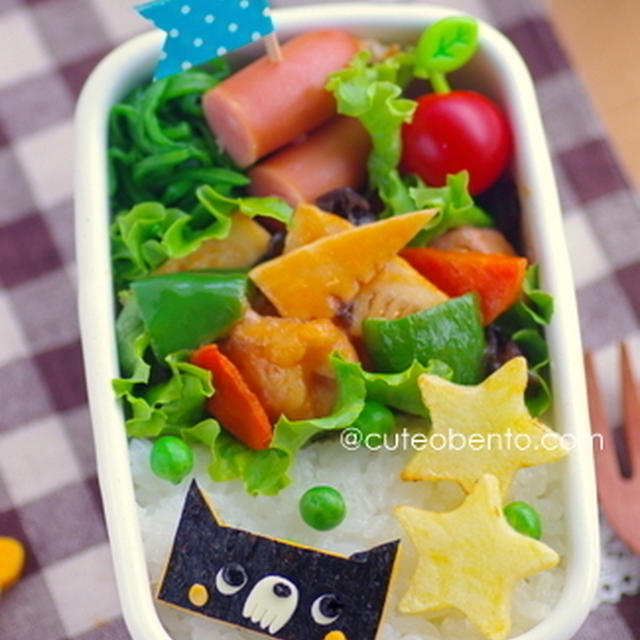 ネコちゃんのキャラ弁