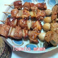 「じっくり」自家製焼き鶏☆鶏つくねのアスパラ巻き by とまとママさん