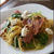 夏レタスとベーコンのパスタ。のレシピ♪