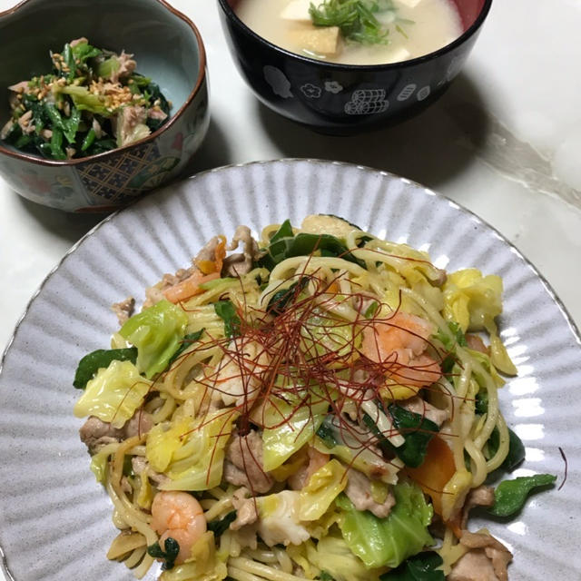 海鮮塩焼きそば