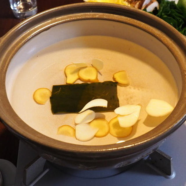 寒くなったので夕食はお鍋