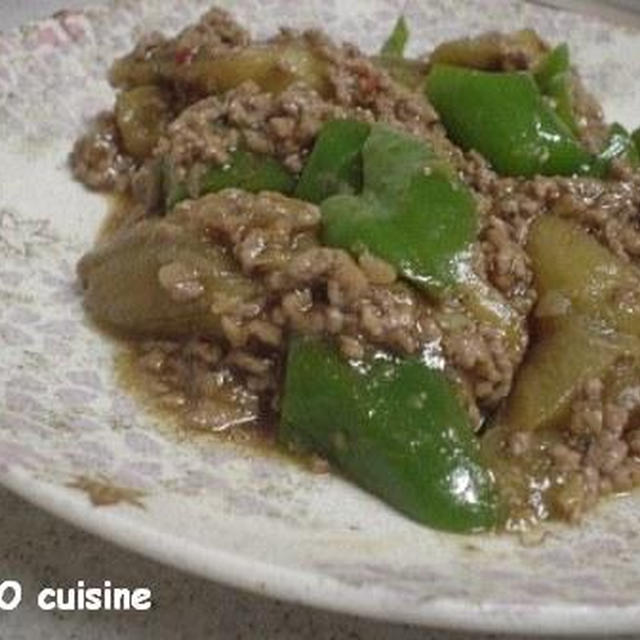 ☆ナスとピーマンの麻婆炒め☆