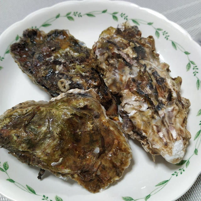 初殻付き牡蠣