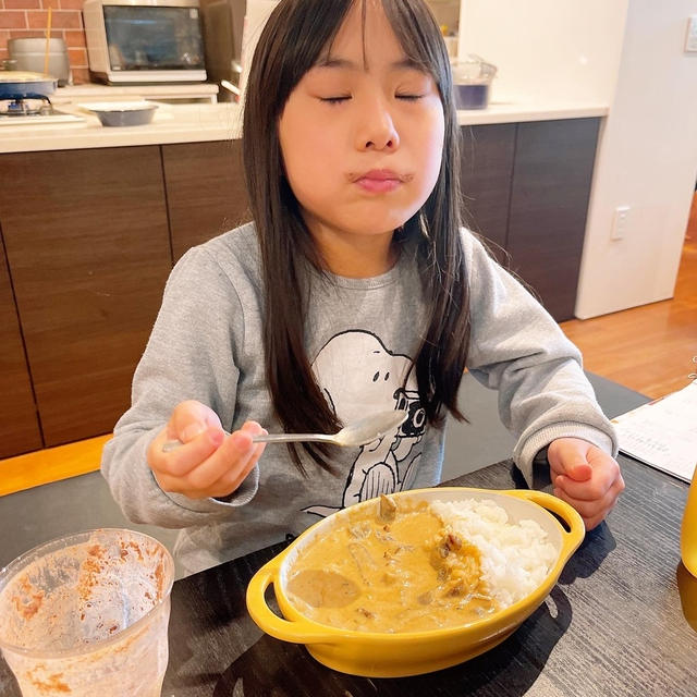 ランチは筑前煮カレーです！！