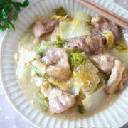 鶏肉と白菜のとろとろチーズクリーム蒸し