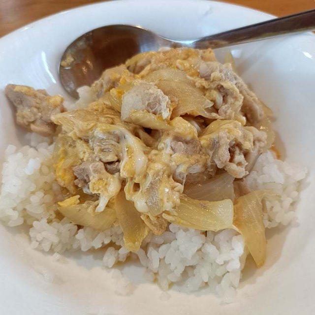 娘クッキング完成&お昼は夫が作った親子丼