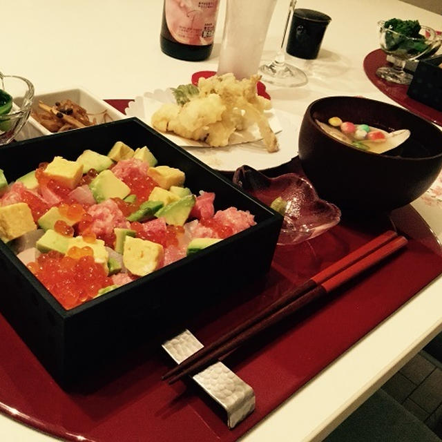 桃の節句の晩ごはん