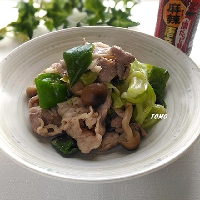 ご飯が進む♪キャベツと豚肉のピリ辛味噌マヨ炒め