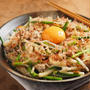 にらもやし焼きうどん