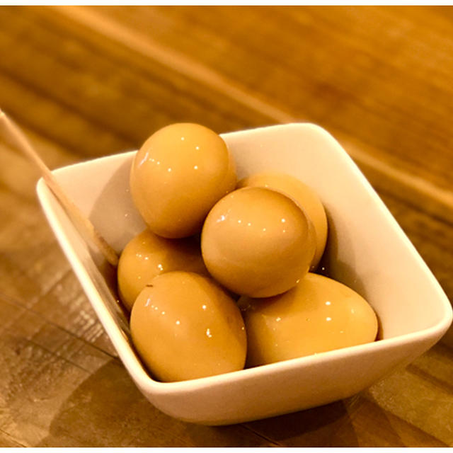 うずらの味玉（ジンたれ味）