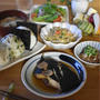 試合3日前の朝ごはんと昨日の晩ごはん。