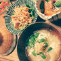 味噌汁がメイン。