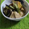 鶏むね肉と茄子のとろみ煮