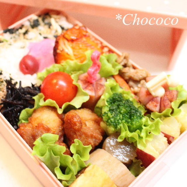 鶏の唐揚げ弁当　ダッフィー