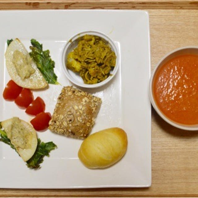 パンのある正しい食生活　スープとパン、野菜を中心としたおかずでカロリーコントロール　