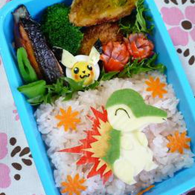 ポケモンからヒノアラシ弁当（キャラ弁）