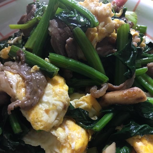牛肉の中華炒め