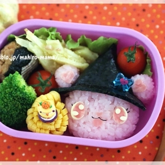 ジュエルペット　ローサ＊ハロウィンキャラ弁＆おすすめ本