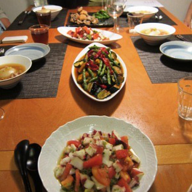 6月のお料理サロン-夏の和食、だしと薬味をいかして
