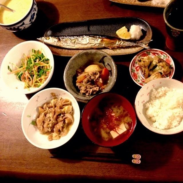 夕飯とよっサンとお雛様
