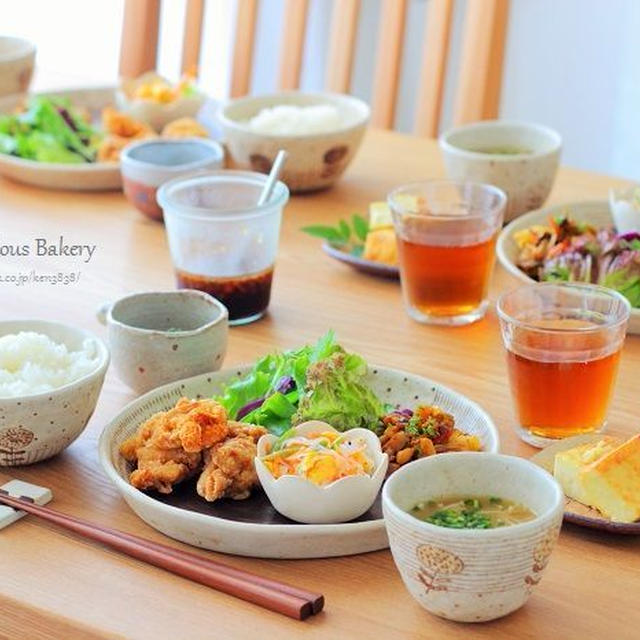 から揚げ定食！