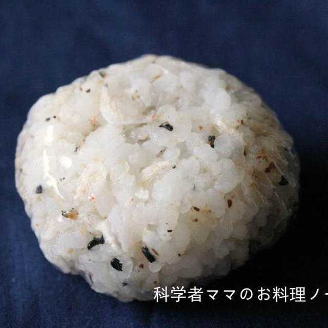 おススメおにぎり！～アミエビｘゴマｘカツオおにぎり